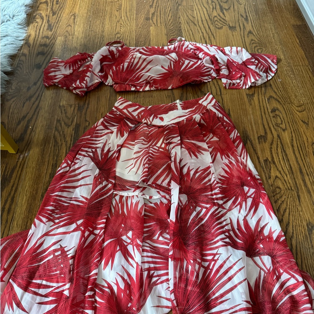 Tropical two piece set. Great for vacays